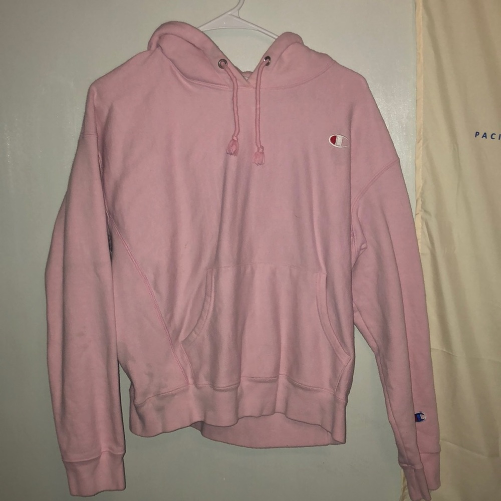 Champion size large pink sweatshirt